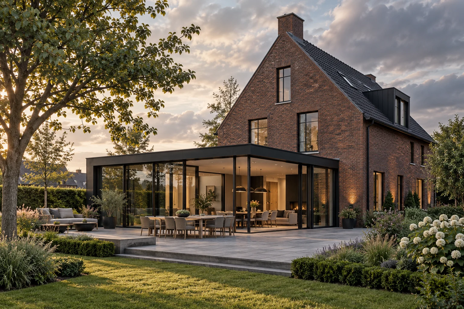 Architectonische ontwerpvisualisatie voor wooninspiratie